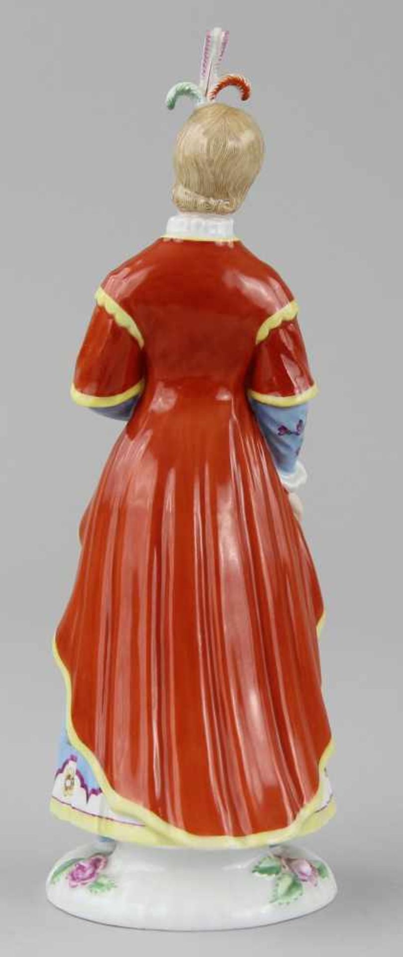 Fürstenberg - Figur "Isabella" aus der "Commedia dell´arte" Porzellan farbig bemalt und leicht - Image 2 of 3