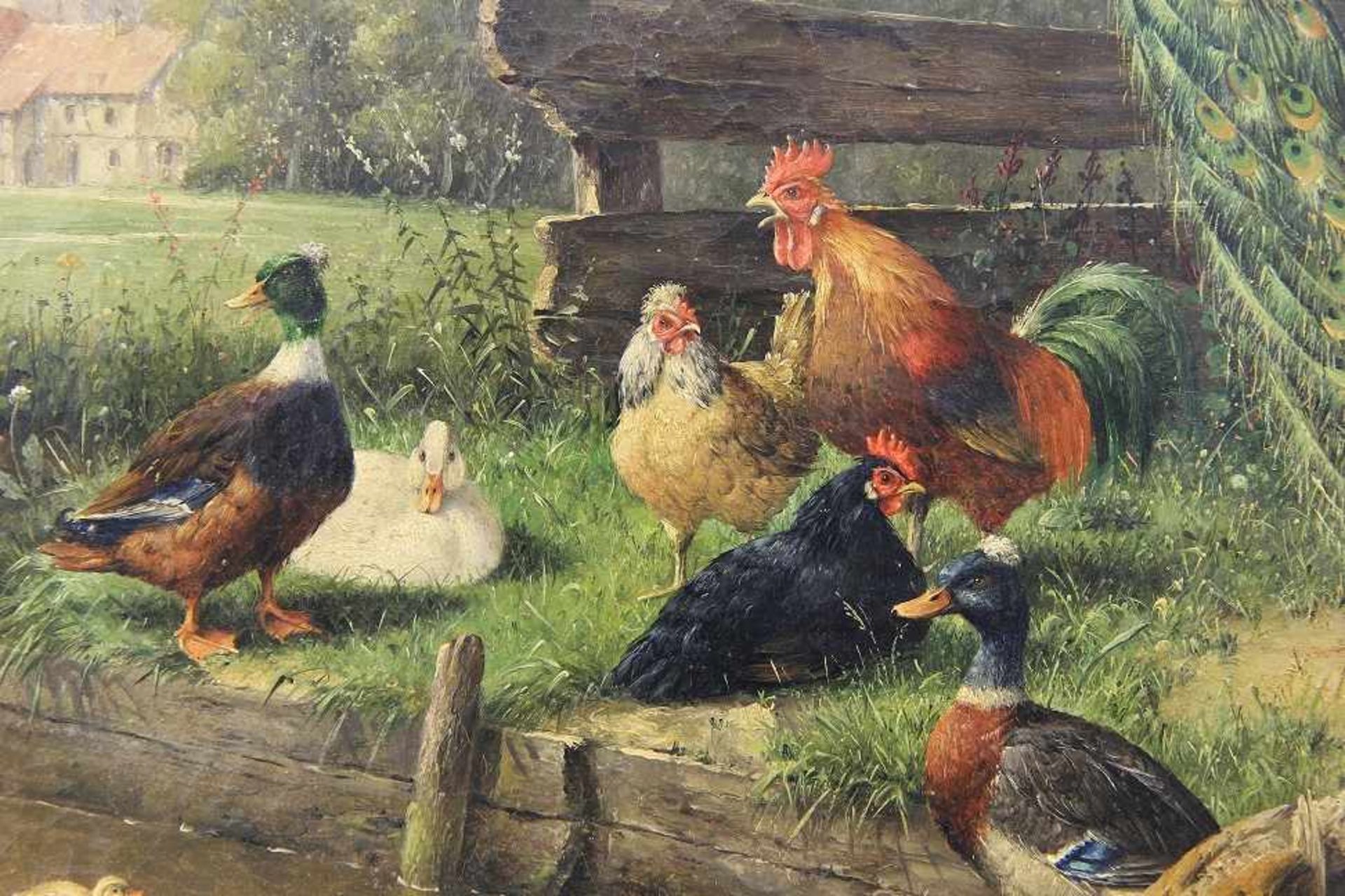 Jutz, Carl d.Ä. (Windschläg bei Offenburg 1838 - 1916 Paffendorf bei Koblenz) Gemälde, Öl auf - Image 4 of 9
