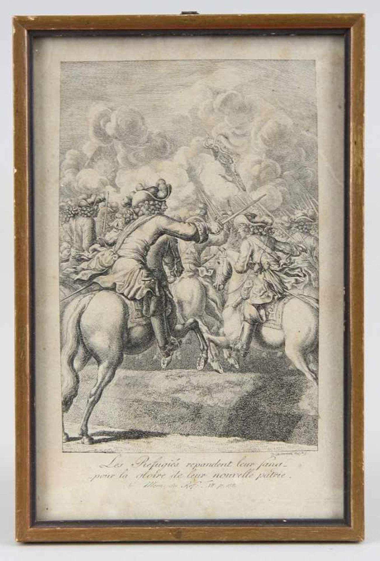 Chodowiecki, Daniel Nikolaus (Danzig 1726 - 1801 Berlin) Konvolut von zwei Radierungen, a) " - Bild 3 aus 3