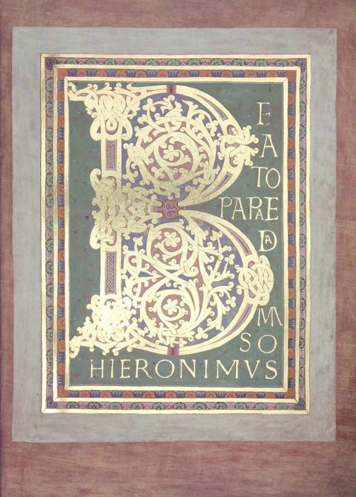 Das Goldene Evangelienbuch von Echternach / Codex Aureus Epternacensis im Prunkeinband135 beidseitig - Bild 2 aus 5