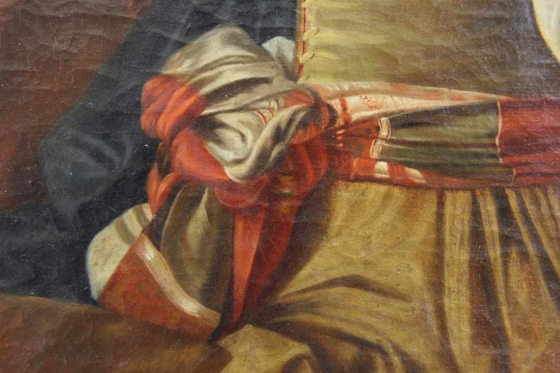 Baen, Jan de (Haarlem 1633 - 1702 Den Haag) oder Umkreis bzw. Nachfolger Gemälde, Öl auf Leinwand, - Bild 5 aus 6