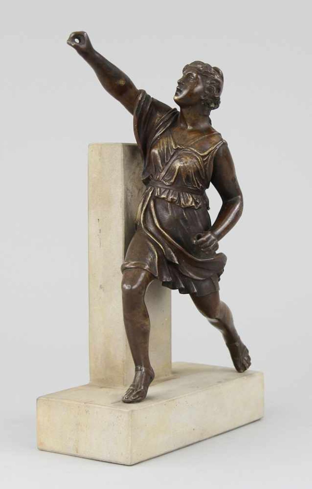 Italienischer Bildhauer des 17./18. Jhd. Figur "Die Amazone Penthesilea", Bronze gegossen und - Bild 2 aus 6