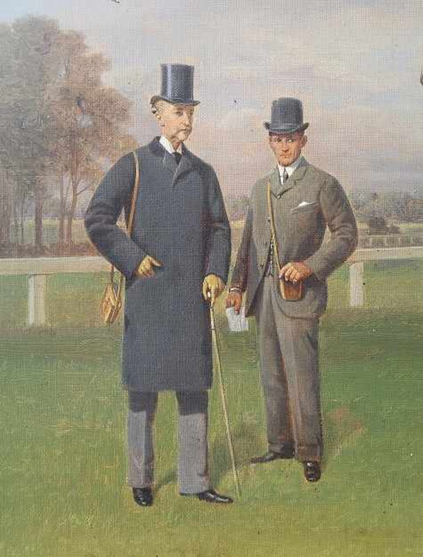 Adam, Emil Franz (München 1843 - 1924 München) Gemälde "Die Derbysiegerin 1905 Patience mit Jockey - Image 5 of 8