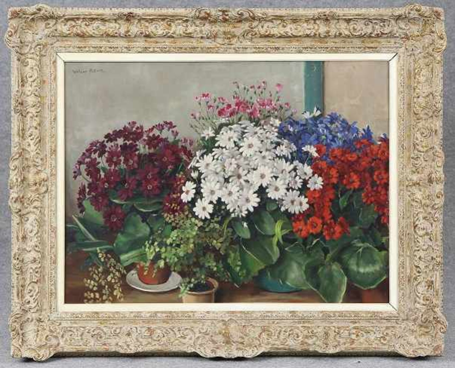 Fleur, Willy (Niederländischer Maler, 1888 - 1967) Gemälde, Öl auf Leinwand, großes