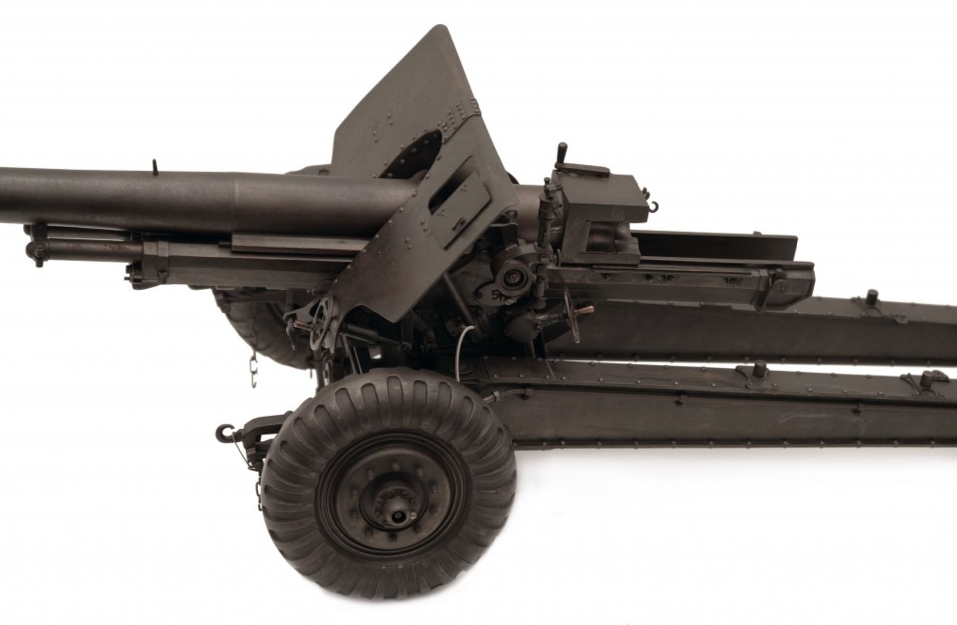 A Bronze Model Cannon M 35 Skoda, cal. 105 mm - Bild 6 aus 7
