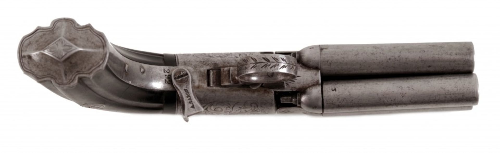 Pepperbox Pistol by Alphonse Caron - Image 4 of 4