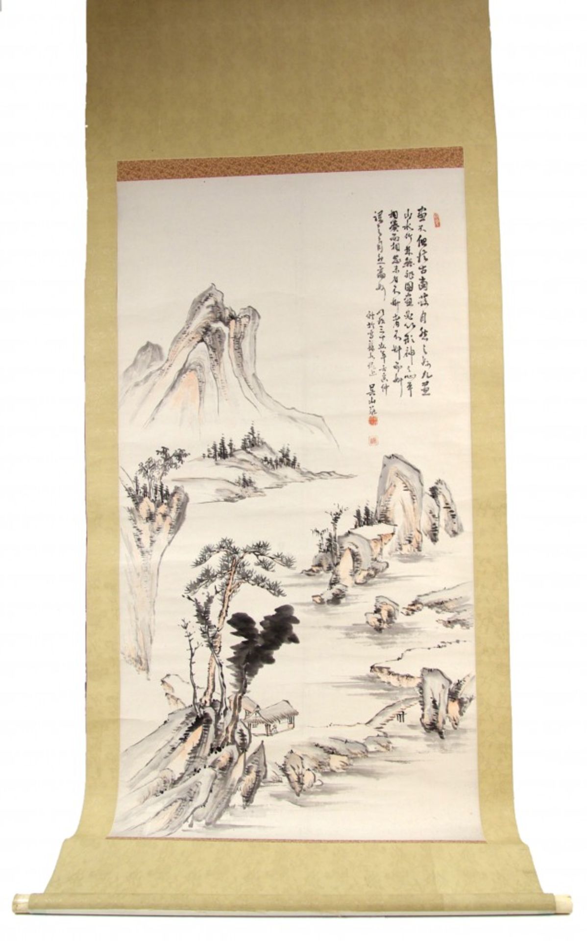 Japanese hanging scroll painting - Bild 2 aus 4