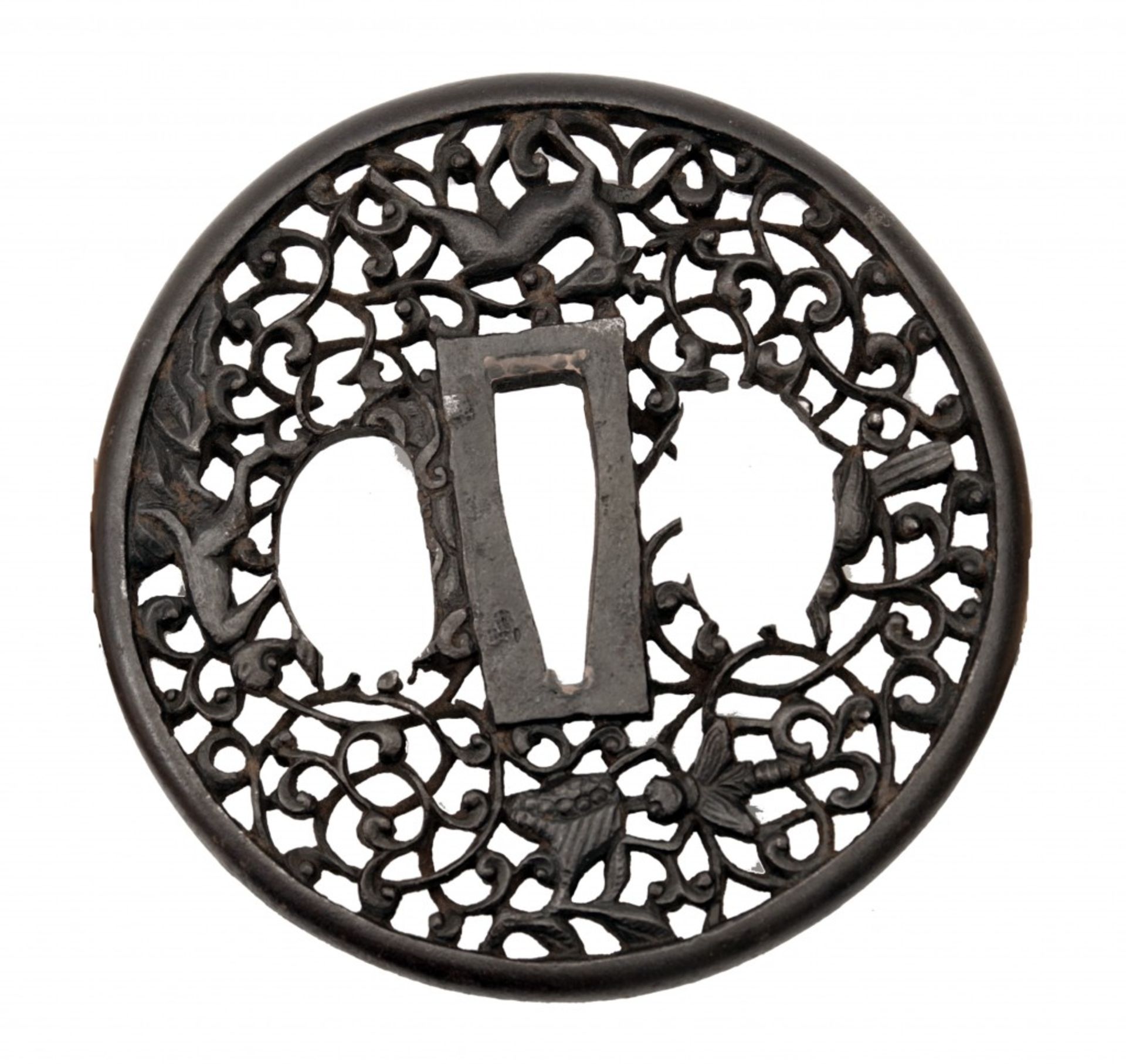 An Iron Marugata Namban Tsuba