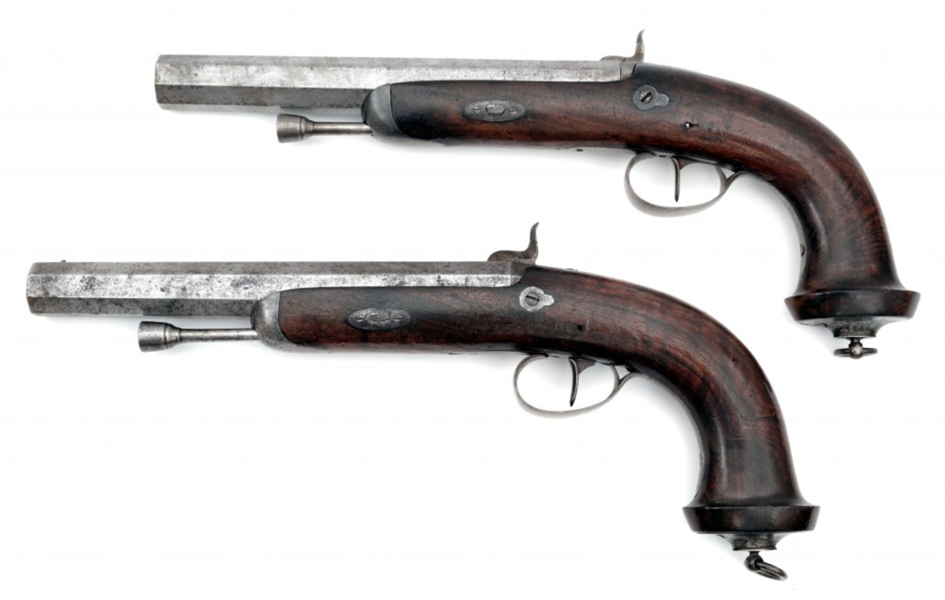 A Pair of French Officer´s Pistols< - Image 2 of 4
