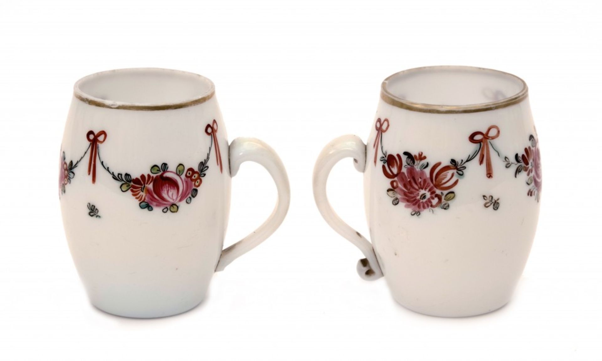 Two Small Mugs with Handle - Bild 2 aus 2