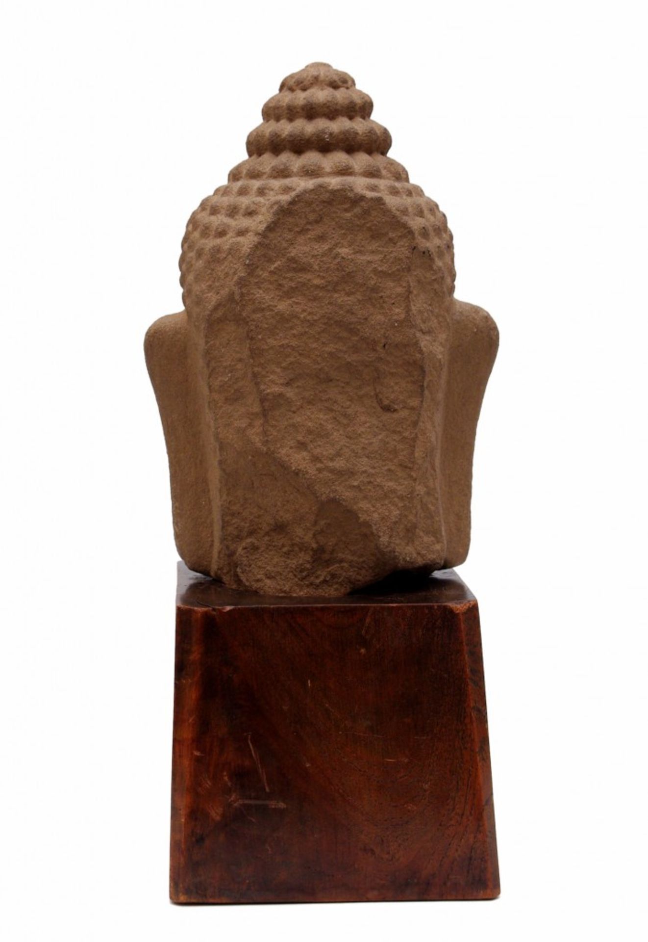 Buddha Stone Head in Khmer style - Bild 3 aus 4