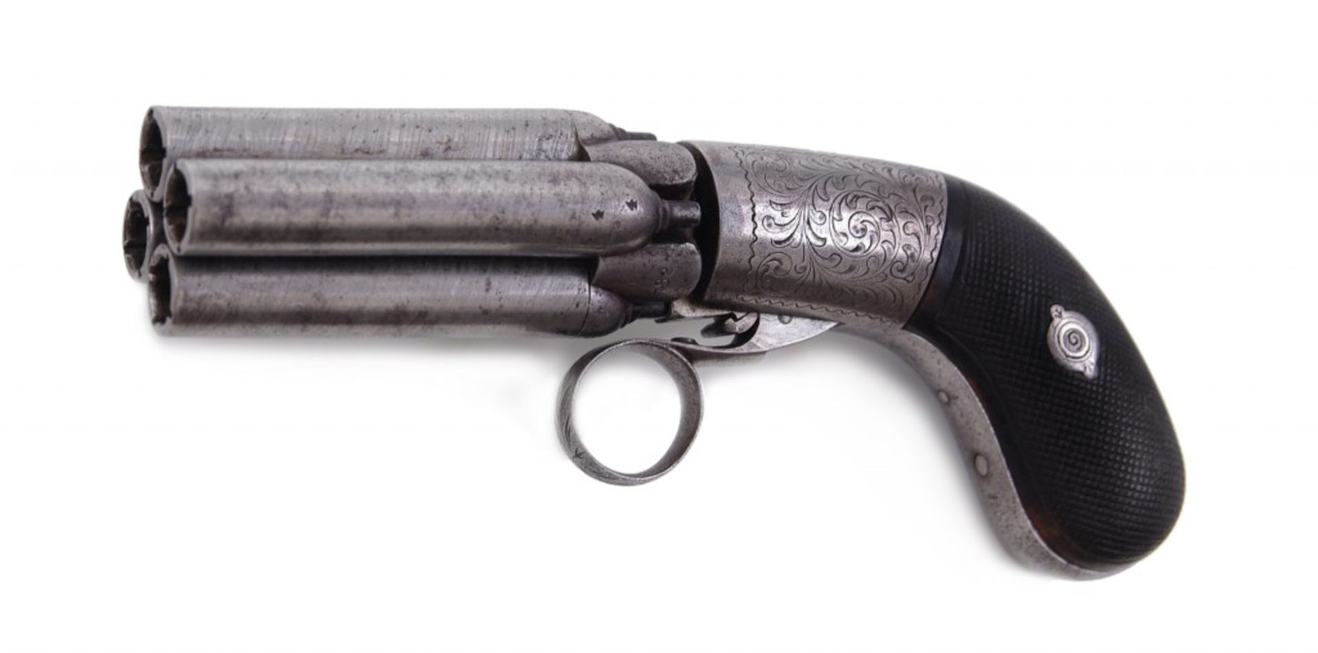 A four-shot pepperbox pistol - Image 3 of 3