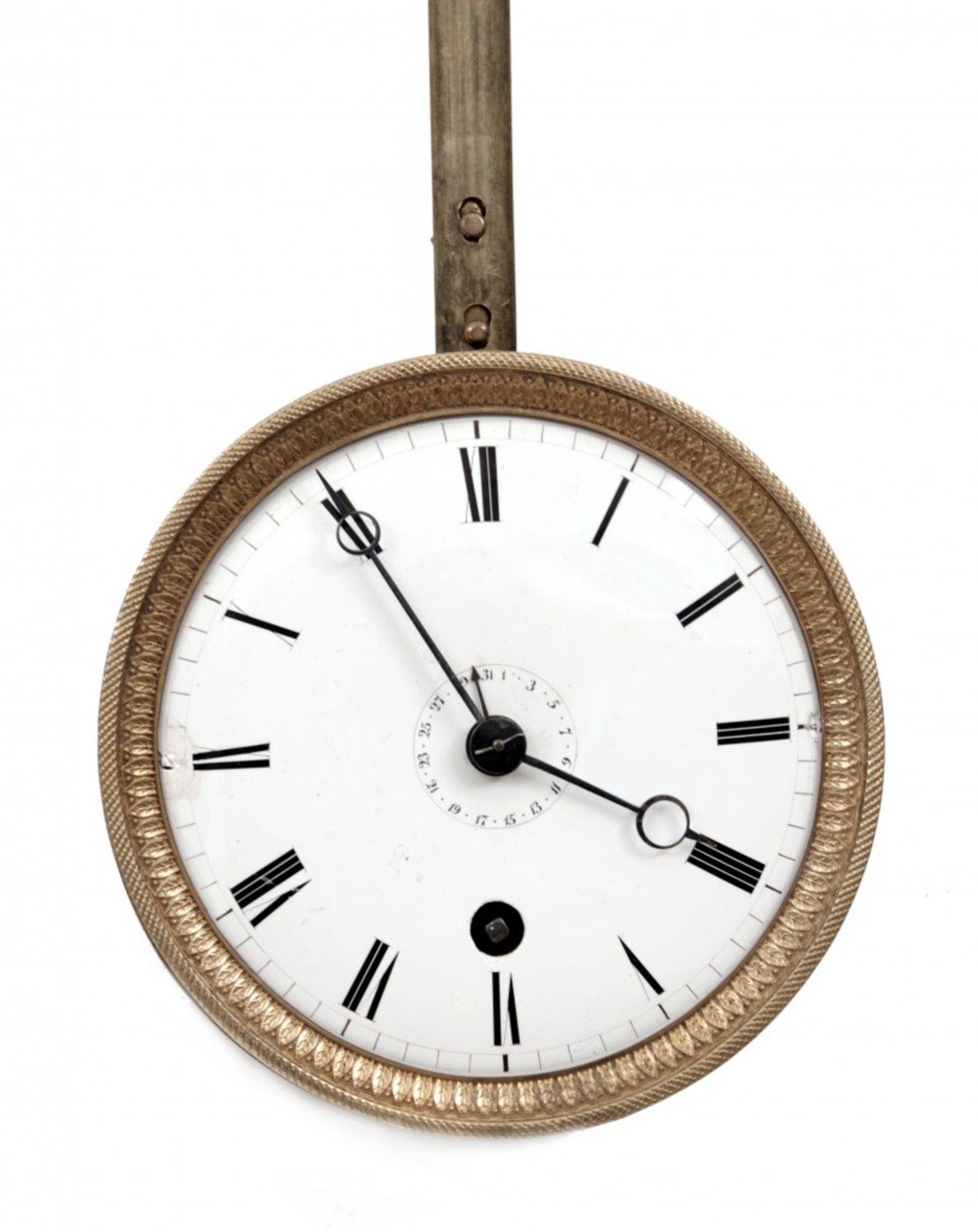 A Free-Swinging Mystery Wall Clock (Biedermeier Dachluhr) - Bild 3 aus 4