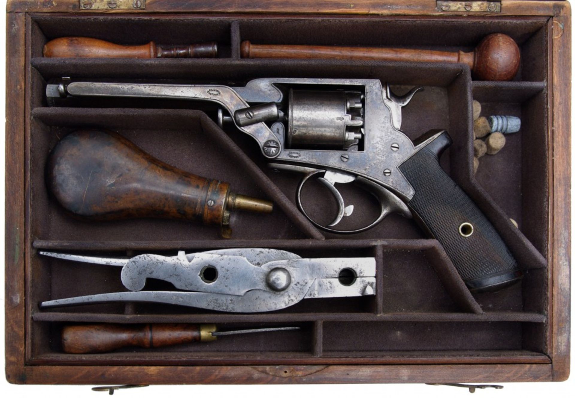A cased Tranter´s Patent percussion revolver< - Image 3 of 3