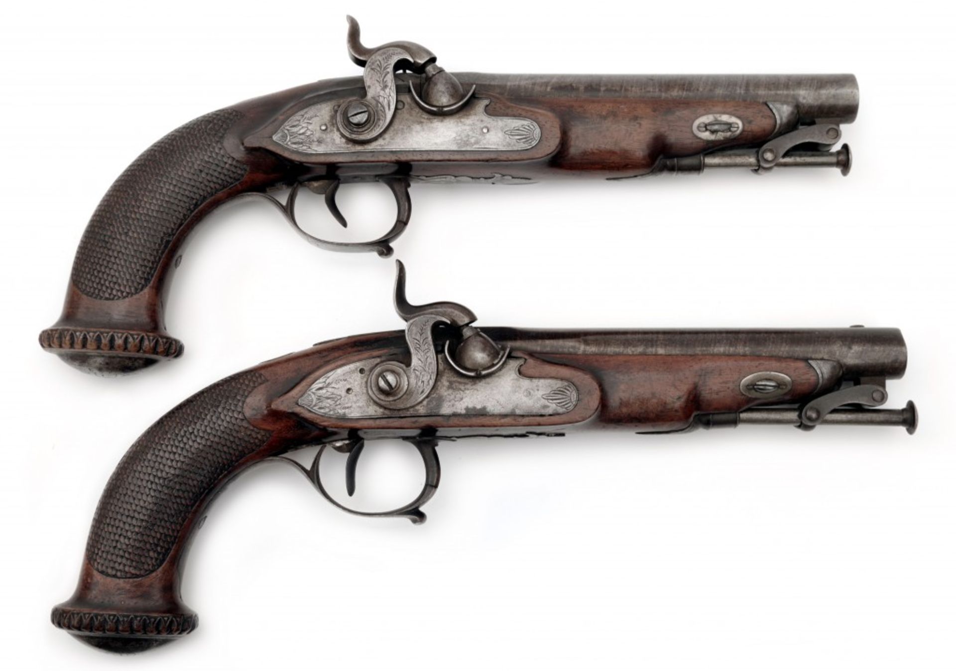 A Pair of Percussion Pistols for Officers