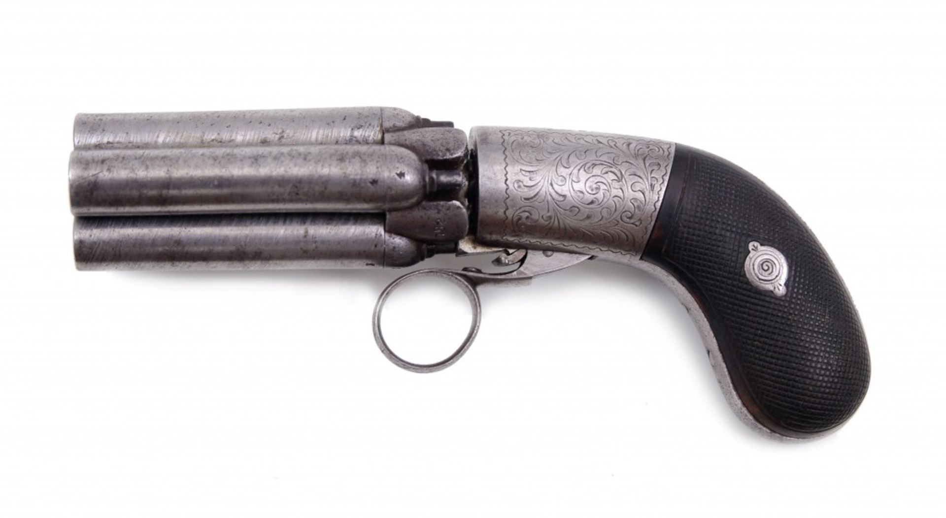 A four-shot pepperbox pistol - Image 2 of 3