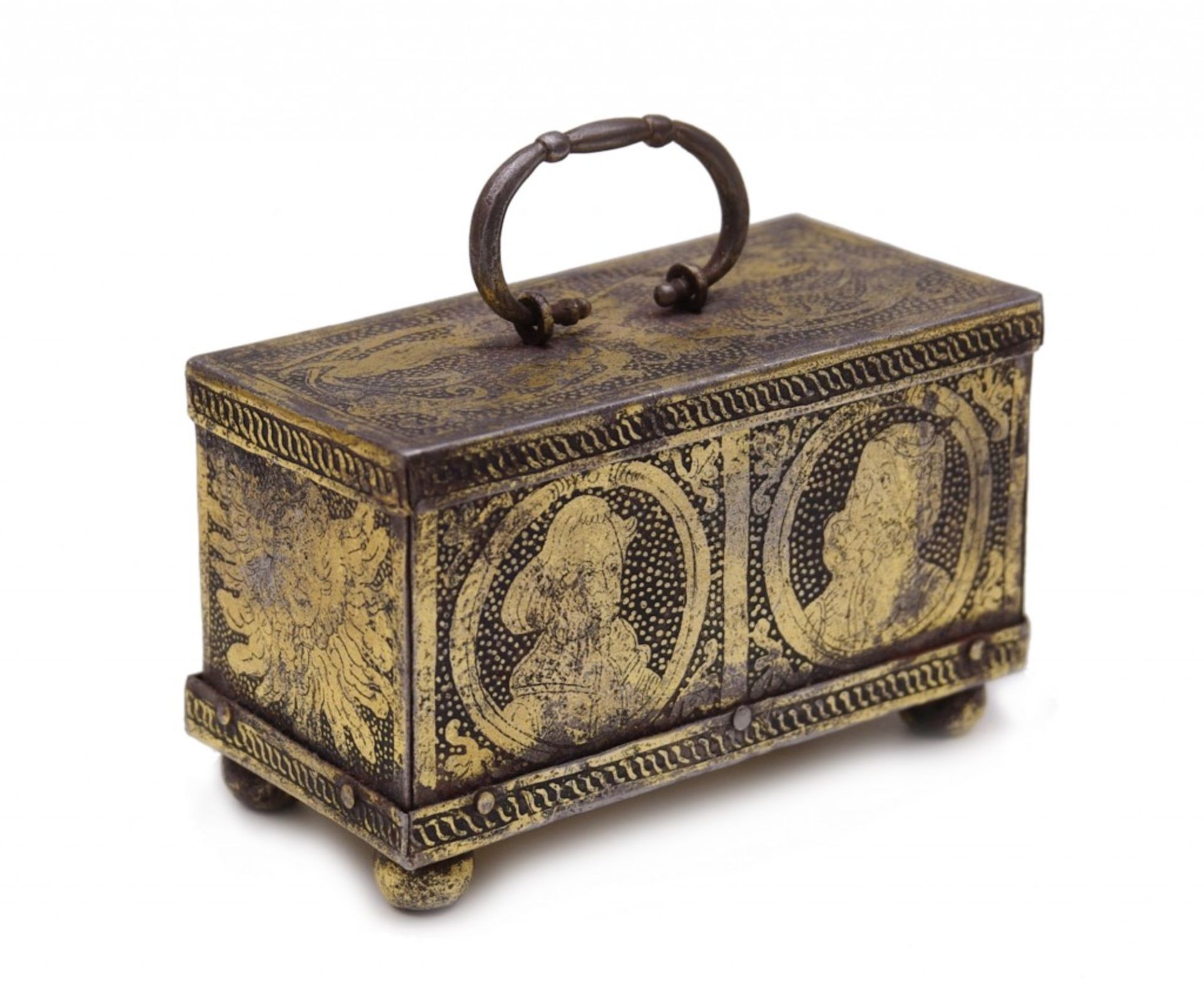 A South German Miniature Casket - Image 2 of 7