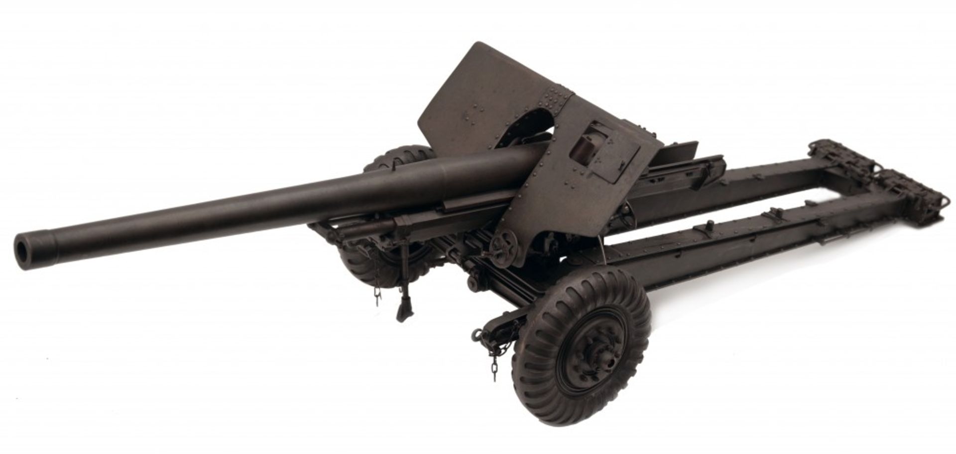 A Bronze Model Cannon M 35 Skoda, cal. 105 mm - Bild 3 aus 7