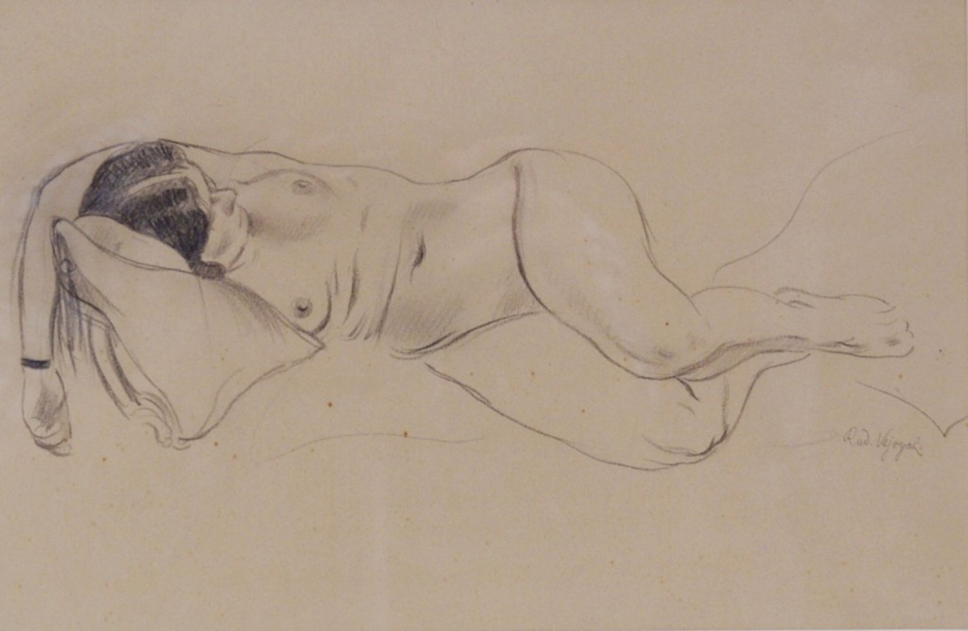 Reclining Nude, Rudolf Vejrych - Image 3 of 6