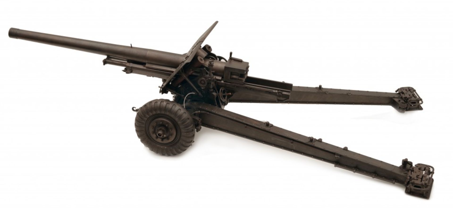 A Bronze Model Cannon M 35 Skoda, cal. 105 mm - Bild 2 aus 7