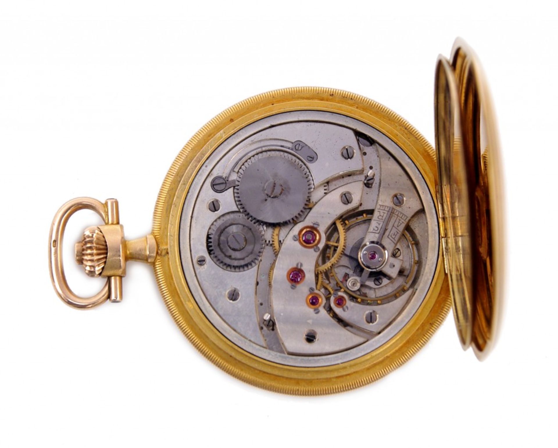 A Savonnette Pocket Watch, Ch. F. Tissot & Fils - Image 5 of 5