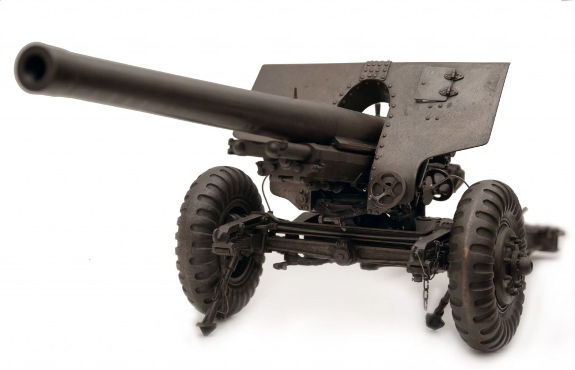 A Bronze Model Cannon M 35 Skoda, cal. 105 mm - Bild 5 aus 7