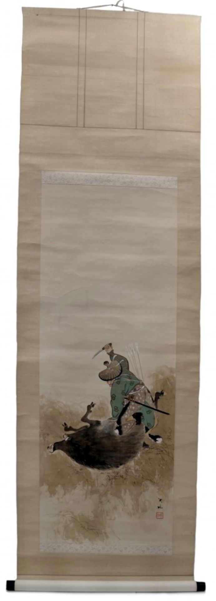 Japanese hanging scroll, Nitta Tadatsune - Bild 2 aus 4