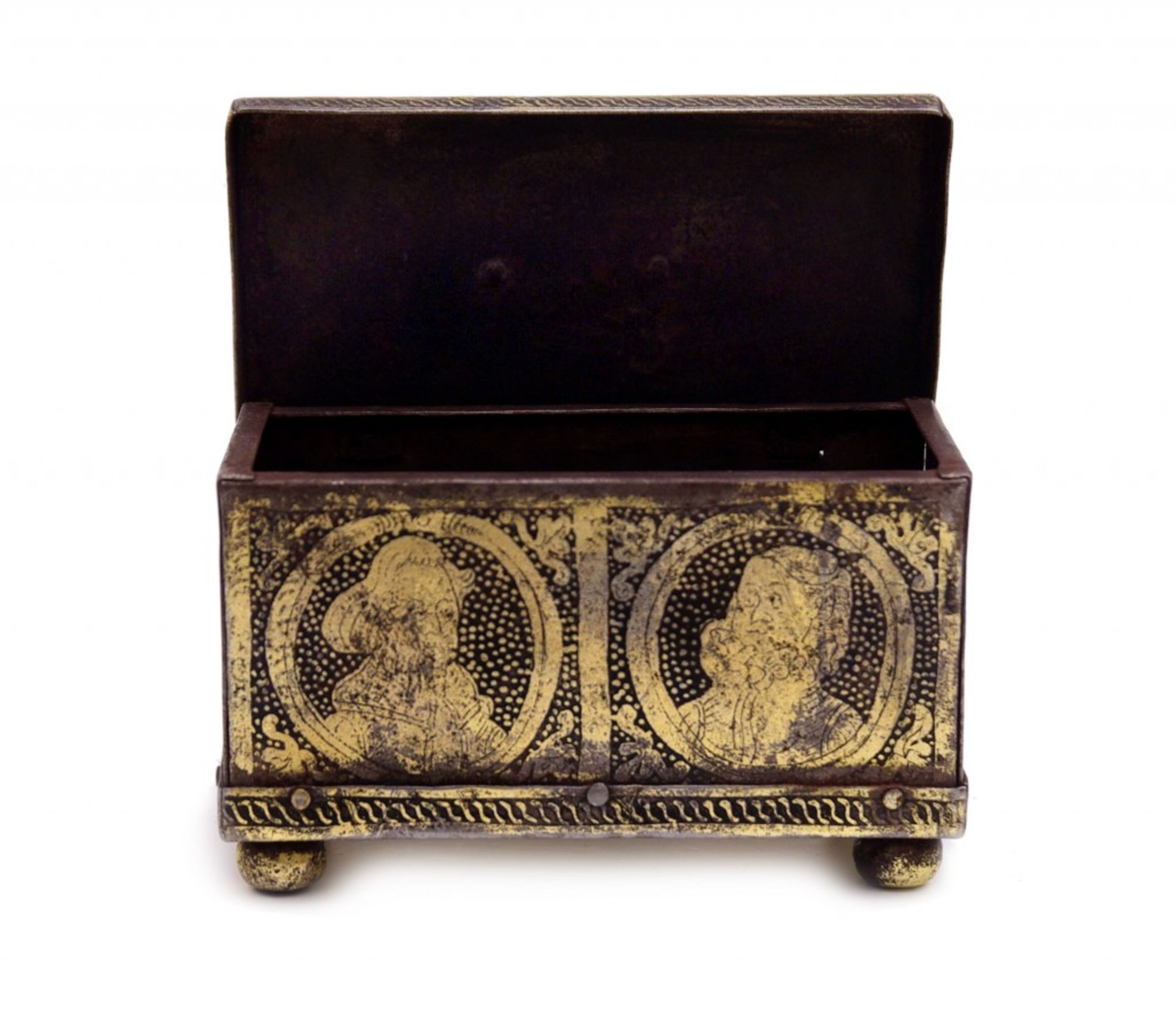 A South German Miniature Casket - Image 5 of 7