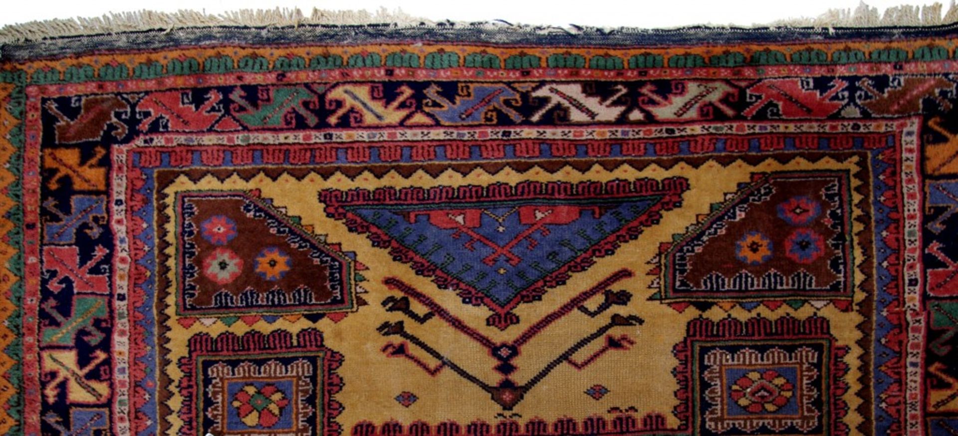 A Bergama Rug of the Holbein Type - Bild 3 aus 4