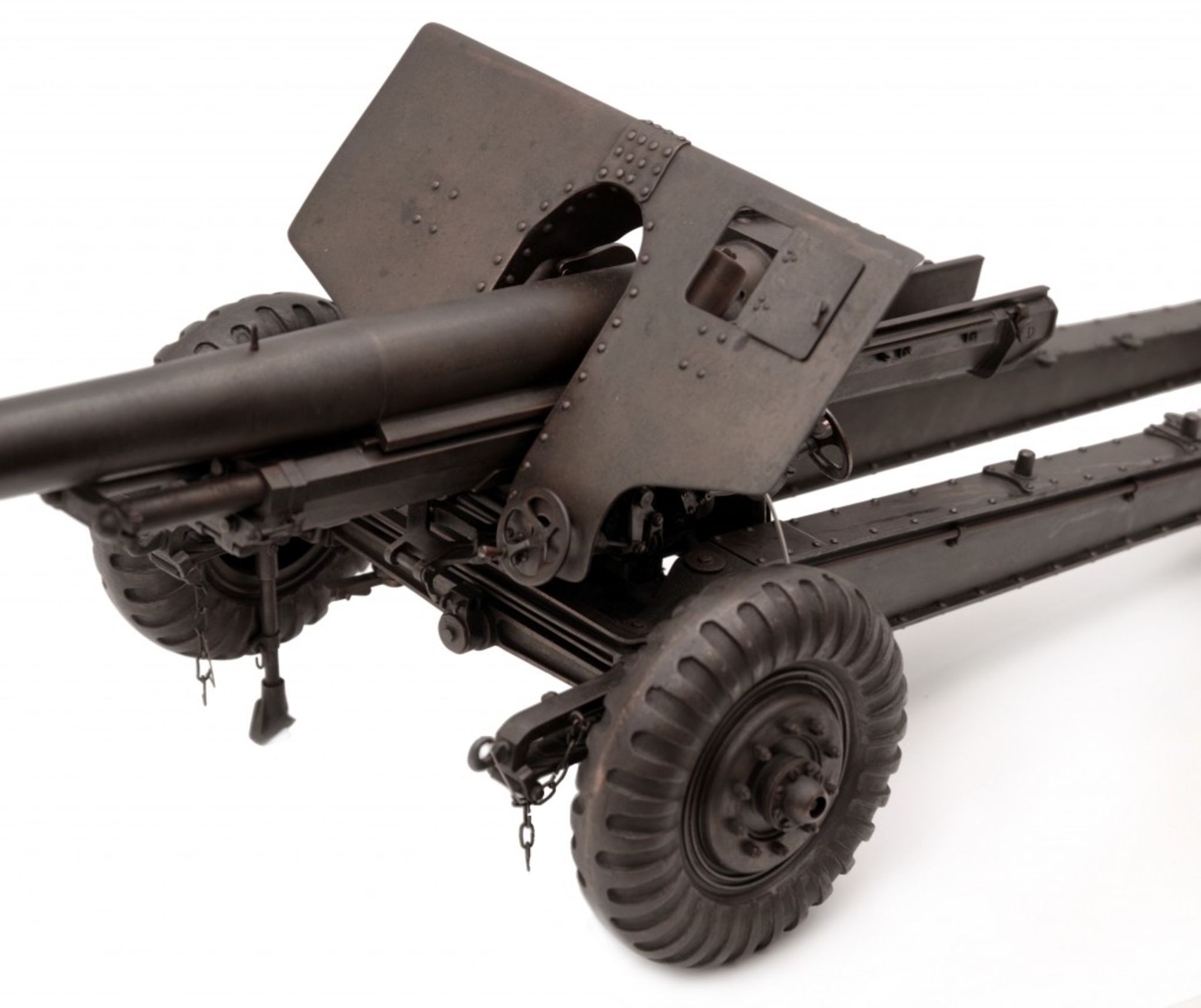 A Bronze Model Cannon M 35 Skoda, cal. 105 mm - Bild 4 aus 7