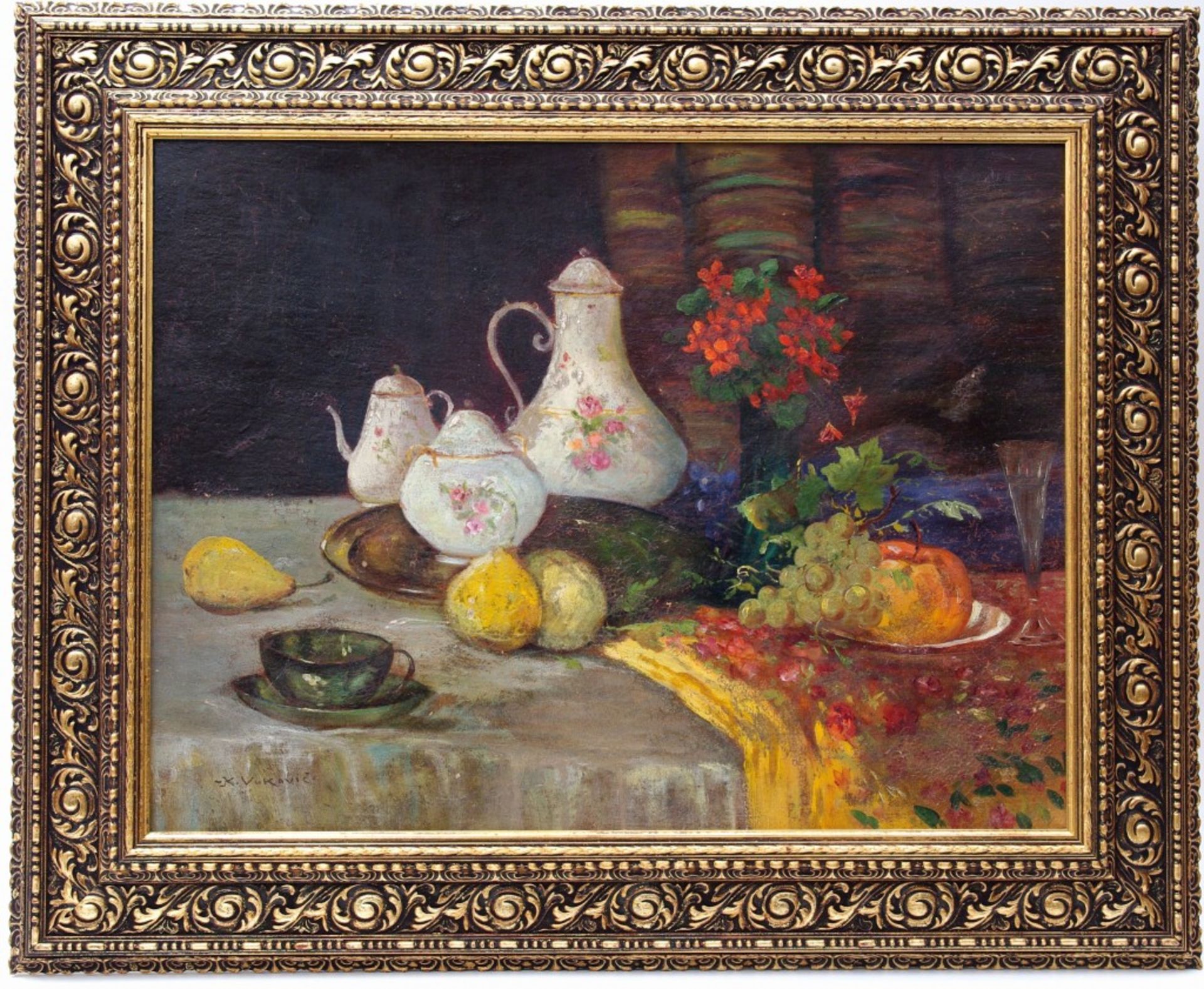 A still life with fruit, Karl Vukovic, Vienna