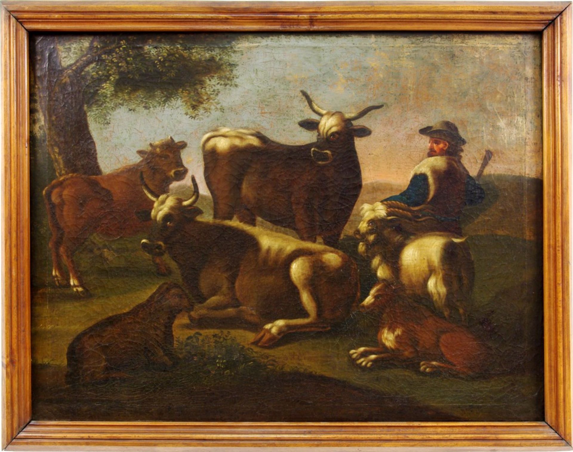 Landscape with a Shepherd and a Herd - Bild 2 aus 3