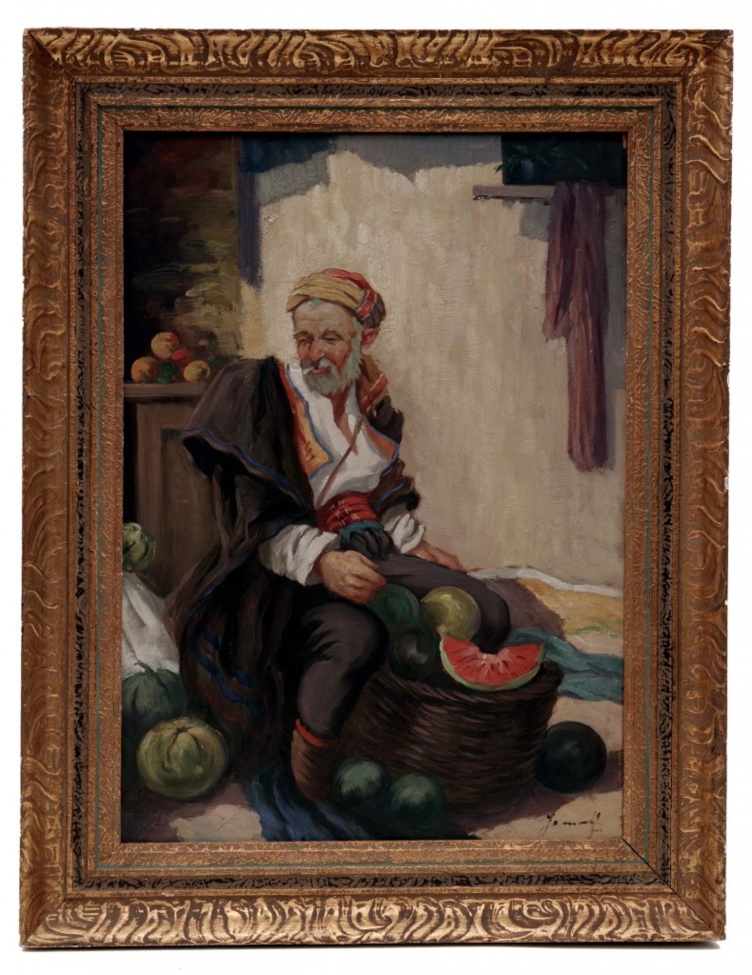 Melons Seller, Jan Karel Janovsky