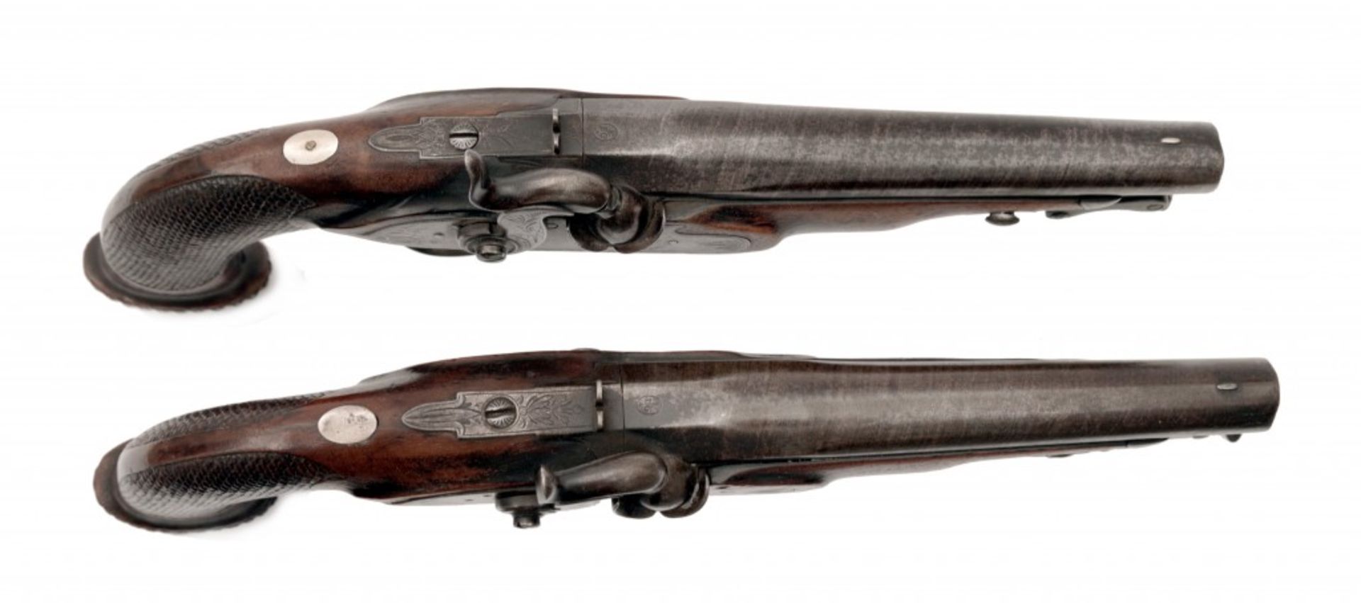 A Pair of Percussion Pistols for Officers - Image 3 of 7