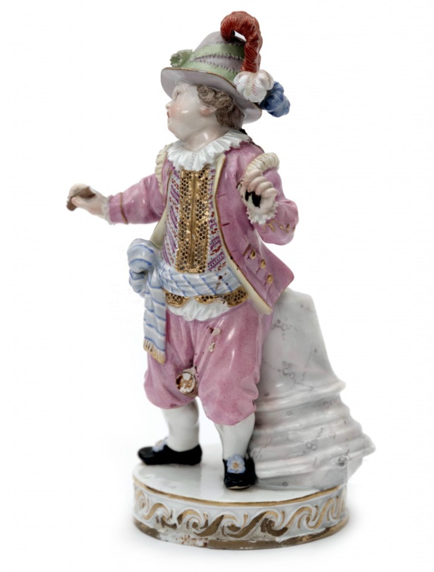 A Boy Riding on a Hobby-Horse Toy by Meissen - Image 2 of 4