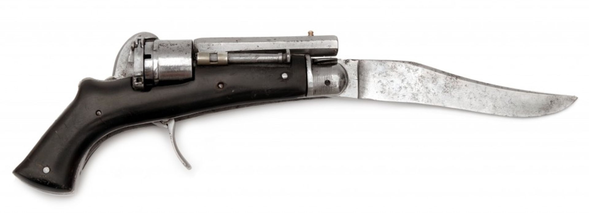 A Pinfire Knife Revolver