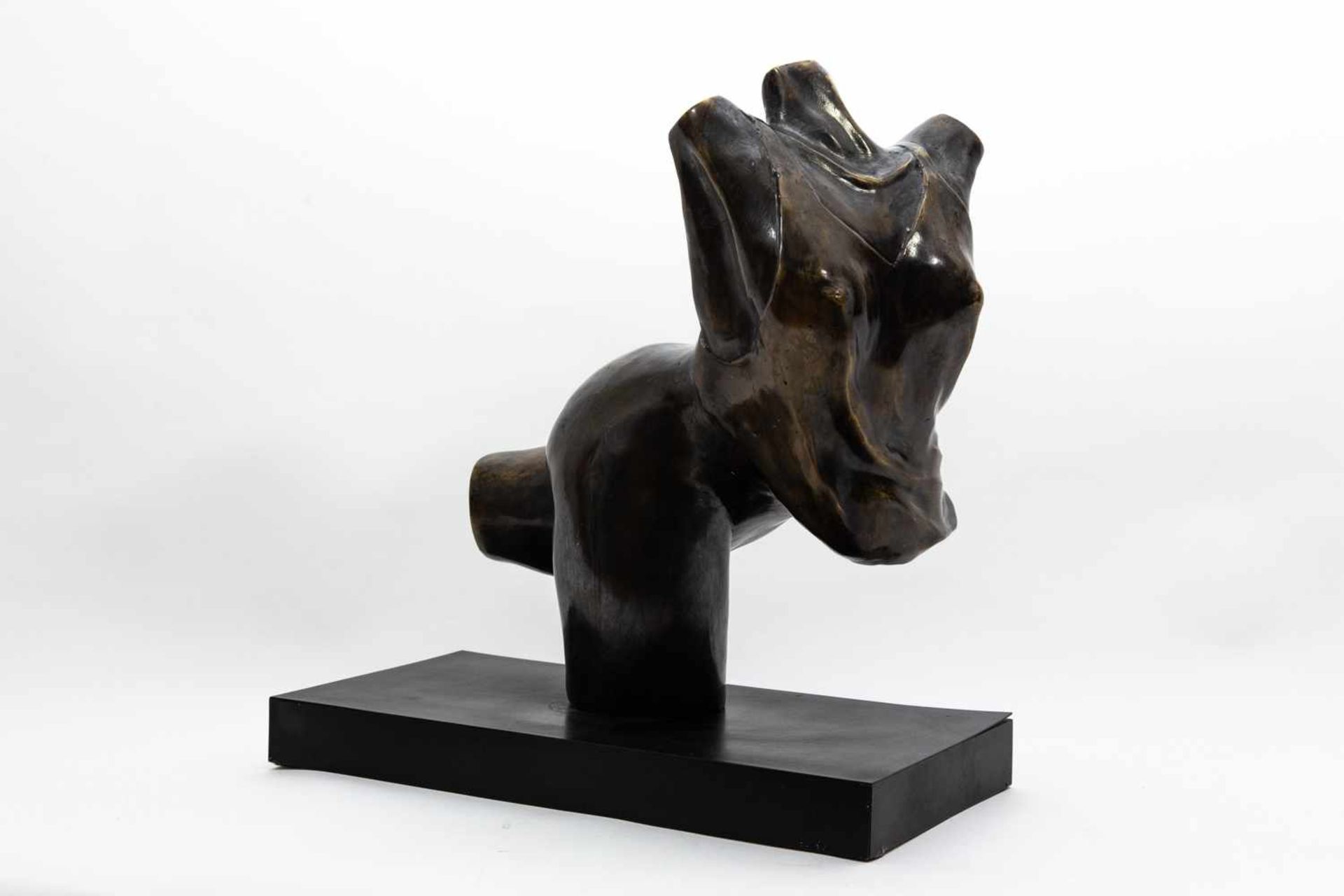 Goldmann, Paula, USA, um 1970,Torso, Bronze, 42 x 42 cm, in Torso signiert und 1992 datiert