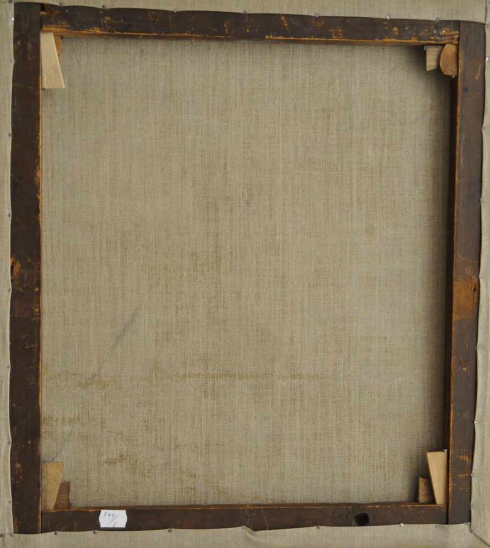 Unbekannter Maler, Italien 18. Jh."Knabe", Öl auf Lw., 53 x 48 cm, rechts unten Restsignatur - Bild 2 aus 2