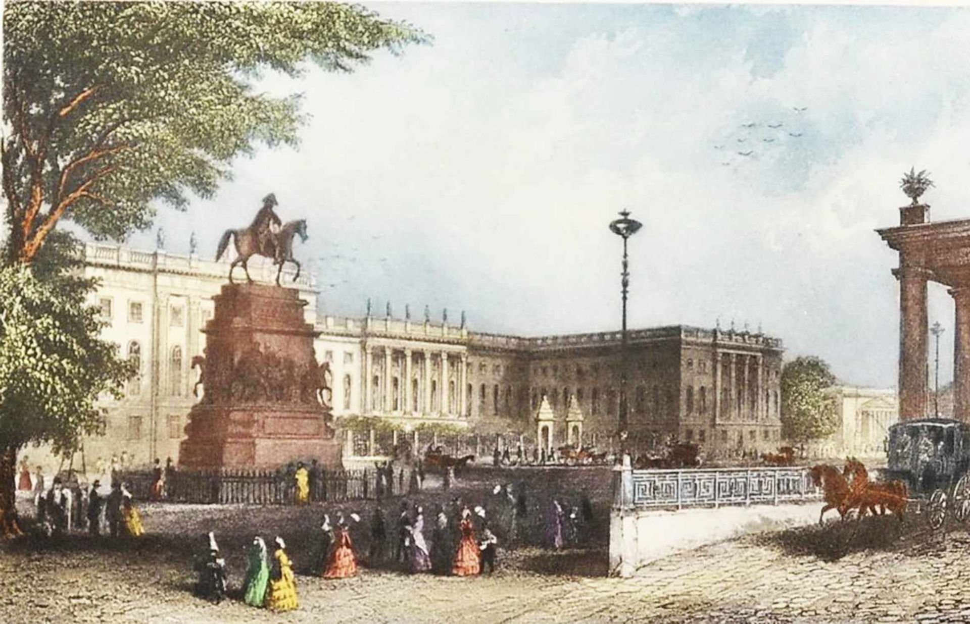 Rosenberg, Jean (1739 Berlin - 1808) und Payne, Albert Henry (1812-1902),Kupferstich, "Stadtplatz - Bild 3 aus 3