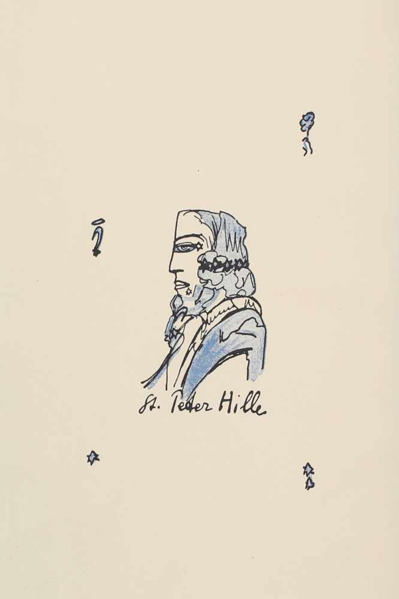 Else Lasker-Schüler, Das Peter Hille Buch sign. Vorzugsausgabe 1919Verlag Paul Cassirer, Berlin - Bild 3 aus 4