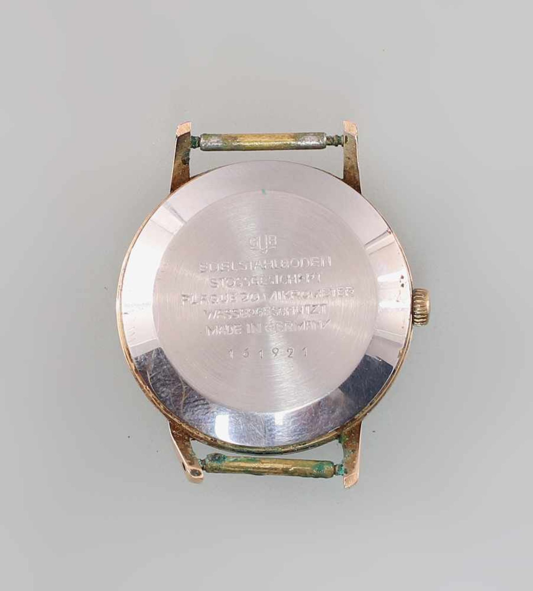 Armbanduhr Glashütte Spezimatic Kaliber 75GUB, Made In Germany, 1962-71, silberfarb. Zifferblatt mit - Bild 2 aus 3