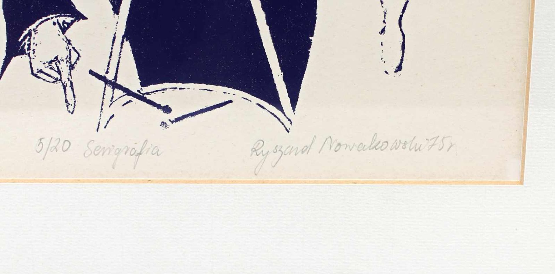 Nowakowski, Nasze Czasy IIISiebdruck, re. u. von Hand sign. "Ryszard Nowakowski" u. dat. (19)75, - Bild 2 aus 3