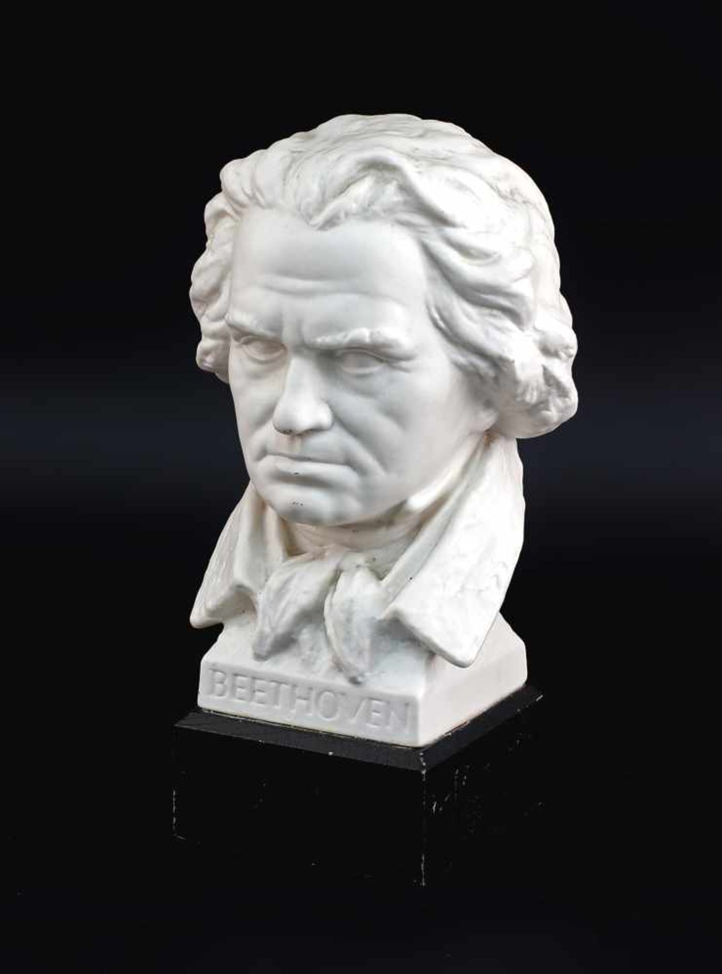 Beethoven Büste GoebelPorzellan, gemarkt William Goebel, Wilhelmsfeld-Oeslau, 20.Jh., Entwurf: G.