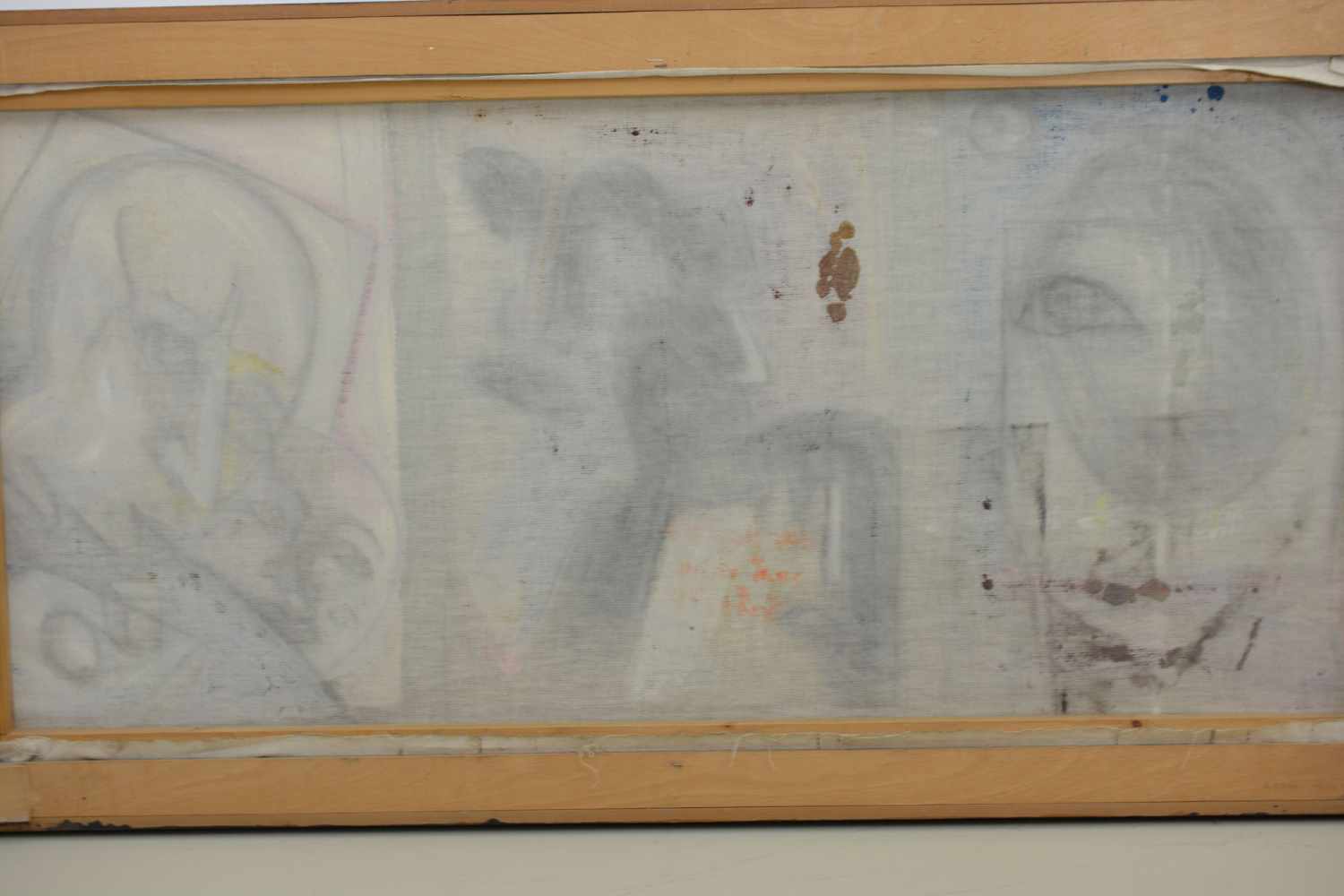 Unbekannter Künstler (20. Jh.)Leonardo da Vinci, Max Beckmann und Pablo Picasso, Mischtechnik auf - Image 2 of 6