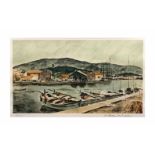 André Dunoyer de Segonzac (1884 Boussy-Saint-Antoine - 1974 Paris)Der Hafen von St. Tropez,