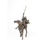 Augusto Murer (1922 Falcade - 1985 Padua) (F)Don Quichotte, 1979, Bronze, Höhe 44 cm, rückseitig