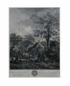 Joseph de Longueil (1730 Givet - 1792 Paris)Halte Flamande, nach einem Gemälde von Isaac Ostade,