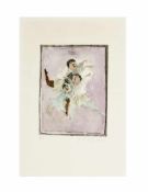Graciela Rodo Boulanger (1935 La Paz, Bolivien)3 tanzende Figuren, Farblithografie auf Bütten, 56,