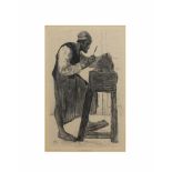 Félicien Rops (1833 Namur - 1898 Essonnes)Le Rémouleur, Heliogravur auf Papier, 21 cm x 13,5 cm