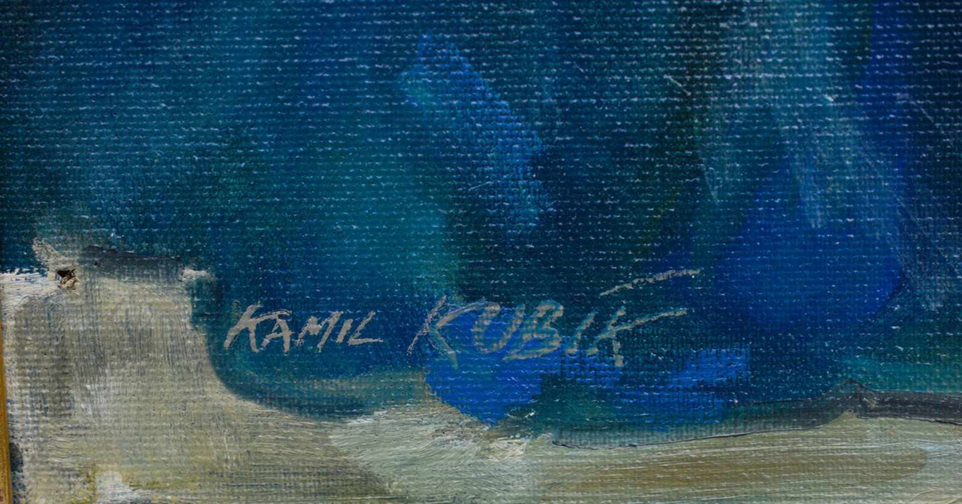 Kamil Kubik (1930 Olmütz - 2011 Union City, NJ)Frauenakt, Öl auf Leinwand, 77 cm x 62 cm, rückseitig - Image 4 of 6
